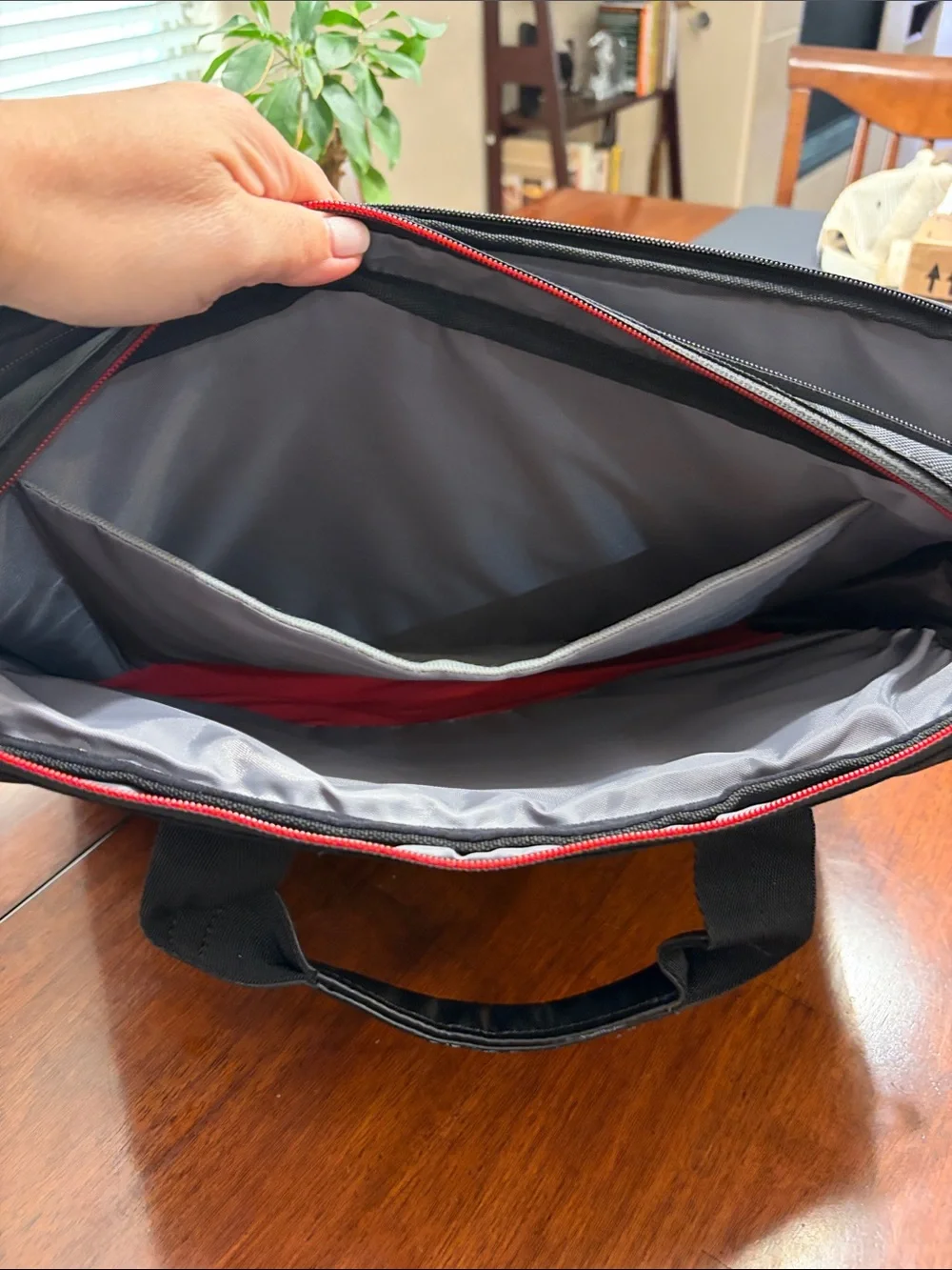 NWOT ThinkPad Black Laptop Briefcase with Red Accent